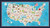 Blank Quilting Stateside Map Panel Blue Cotton Fabric By The Yard