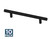 Franklin Brass 5 1/16" Matte Black Simple Round Bar Cabinet & Drawer Pull 10 Pack Franklin Brass 5 1/16" Matte Black Simple Round Bar Cabinet & Drawer Pull 10 Pack