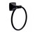 Delta PWD46-MB Portwood Bath Towel Ring Matte Black Finish