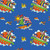 Henry Glass Alpha Babies Sailing Ship Blue Cotton Fabric By The Yard