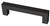 Franklin Brass Simple Modern Square Pull 3 3/4" Matte Black Cabinet Pull 10 Pack