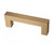 Liberty P41861C-CZ Modern Square Bar Pull 3" Champagne Bronze Drawer Pull
