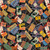 Blank Quilting Express Tracks Train Stubs Multi Cotton Fabric By The Yard