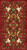 Henry Glass Jacobean Joyeux 24" Panel Red Cotton Fabric By The Yard Henry Glass Jacobean Joyeux 24" Panel Red Cotton Fabric By The Yard