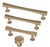 Liberty P40274C-CZ 5 1/16" Champagne Bronze Drum Cabinet & Drawer Pull