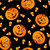 Blank Quilting Witchful Thinking Pumpkins Black Cotton Fabric By The Yard