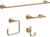Delta Bath MYN64-CZ Mylan 4 Piece Bath Hardware Set Champagne Bronze Finish