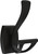Dasant DAN35-MB 5" Dasant Coat Hat Hook Matte Black Finish