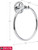 Delta 132889 Silverton Towel Ring Polished Chrome Finish