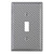 Amerelle Carbon Fiber Single Switch Wall Plate Cover Silver Steel Finish