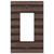 Amerelle Chemal Stripe Single GFCI Decora Wall Plate Cover Aged Bronze Finish