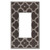 Amerelle Estonia Quatrefoil Single GFCI Decora Wall Plate Cover Nickel Finish