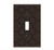 Amerelle Tangier Quatrefoil Single Switch Wall Plate Cover Aged Bronze Finish