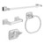 Futura D2400PC 4 Piece Bath Set Chrome Finish