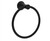 Delta Greydon Bath Towel Ring Matte Black Finish