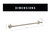 Delta 79624-BN Windmere Bath 24" Towel Bar Brushed Nickel Finish