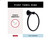 Delta Dallace Bath Towel Ring Matte Black Finish