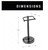 Delta 78451-ORB Porter Freestanding Pedestal Toilet Paper Holder Oil Rubbed Bronze