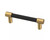 Liberty P48655C-370 3" Fluted Cabinet Drawer Pull Black/Modern Gold Finish