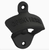 Brainerd B39745J-FB 3" Wall Mounted Bottle Opener Matte Black Finish