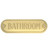 Franklin Brass HHIDPB-BRG Bathroom Door Plaque Brushed Gold Finish