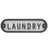 Franklin Brass HHIDPL-MB Laundry Door Plaque Matte Black Finish