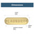 Franklin Brass HHIDPL-BRG Laundry Door Plaque Brushed Gold Finish