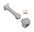 Franklin Brass 3" Classic Edge Magnetic Doorstop Matte Nickel 2 Pack