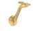 Franklin Brass B47249D-117 3" Handrail Bracket Modern Gold Finish 4 Pack