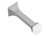Franklin Brass 3" Classic Edge Door Stop Matte Nickel Finish 5 Pack