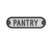 Franklin Brass HHIDPP-MB PANTRY Door Plaque Matte Black Finish