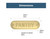 Franklin Brass HHIDPP-BRG PANTRY Door Plaque Brushed Gold Finish