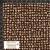 Stof European Quilting Colour Rhythm Checkered Dots Brown Fabric By Yd