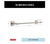 Delta MCL24-BN McLaren Bath 24" Towel Bar Satin Nickel Finish