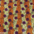 African Print Autumn Tree Brown & Orange Wax Print Cotton Fabric by The Yard