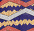 African Print Zig Zag Purple, Red & Orange Wax Print Cotton Fabric by Yd