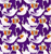 3 Wishes 16641 Ghost Party Single Ghost Purple Cotton Fabric By The Yard