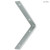 Brainerd B7230 3" Corner Brace Zinc Plated Pack of 4