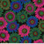 Free Spirit Kaffe Fassett Philip Jacobs Van Gogh Dark Cotton Fabric By The Yard