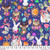 Free Spirit Mia Charro Magic Friends Happy Friends Violet Cotton Fabric By Yard