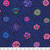 Free Spirit Fabrics Kaffe Fassett Guinea Flower Black Cotton Fabric By The Yard