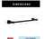 Delta FND18-MB Fountations Bath Towel Bar, 18", Matte Black Finish