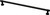 Liberty P50725K-FB 10 1/16" Matte Black Francisco Cabinet Drawer Pull 10 Pack