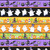 Henry Glass Glow Ghosts Ghostly Stripe Halloween Cotton Fabric By Yard