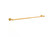 Franklin Brass WAK27-SG Wake Bath Telescoping Towel Bar Satin Gold Finish