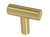 Franklin Brass 1 1/4" Simple Round Bar Satin Gold Cabinet Knob 30 Pack