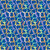 Blank Quilting Joy of Color Linked Circles Blue Cotton Fabric By Yard
