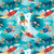Blank Quilting Blast Off Kids Rocket Ships Sky Blue Cotton Fabric by The Yard