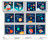 Blank Quilting Blast Off Kids Make Your Own Book Navy Cotton Fabric by The Yard