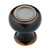 Liberty P33743-OB 1 1/8" Bronze & Copper Porter Cabinet Drawer Knob 4 Pack
